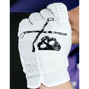 Guante de golf ligero de piel de oveja duradero con logotipo personalizado de cuero Cabretta superventas para unisex hecho por Hanger Impex - Product Image 2