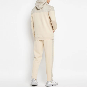 Wholesale Customized Men <b>Tracksuit</b> Cotton Long Sleeve Fleece <b>Plain</b> <b>Tracksuit</b> 2pcs Set Printed Cotton Sublimation - Product Image 5