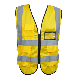 Chaleco DE SEGURIDAD reflectante al por mayor de tendencia caliente y guantes de jardín Bolsillos multifuncionales y equipo de protección - Product Image 5