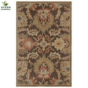 Tapis en laine naturelle écologiques, tapis en laine tissés à la main pour salon, chambre et décoration intérieure - Product Image 3