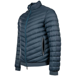 Blouson Bomber matelassé unisexe de haute qualité, chaud pour l'hiver, col montant, poignets et ourlet côtelés, fermeture éclair, grande taille, OEM ODM disponible - Product Image 3