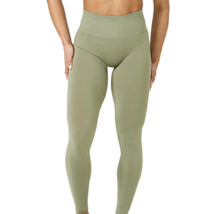 Leggings Deportivos para Mujer al por Mayor, para Yoga, Fitness, Gimnasio, Correr, Cintura Media, Elásticos, Transpirables, de Secado Rápido y con Elasticidad en Cuatro Direcciones - Product Image 1