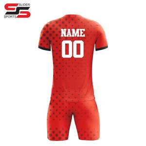 Uniforme de Fútbol de Verano de Alta Calidad, Conjunto de Equipación de Fútbol, Secado Rápido, Impresión Digital, Logotipo Personalizado, 100% Poliéster - Product Image 2