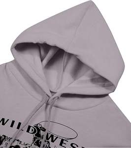 Moda 2025 Sudadera con capucha polar manga larga Crop Top sudadera Casual gráfico pulóver otoño pulóver ajuste suelto - Product Image 3