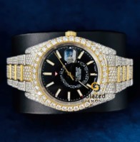 Montre Homme de Luxe en Acier Inoxydable de Haute Qualité, Mouvement Mécanique Japonais, Diamant Moissanite, Verre Analogique, Style Hip Hop Automatique