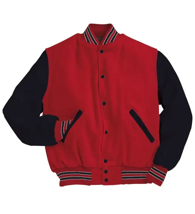 Varsity Jacken Custom Printing Leder ärmel Herren Baseball jacke Herren Plain Blank Varsity Letterman Jacken
