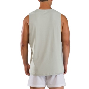 Camiseta sin mangas para hombre, talla grande, corte regular, cómoda, de secado rápido, superventas, fabricante al por mayor, jersey de gimnasio personalizado - Product Image 3