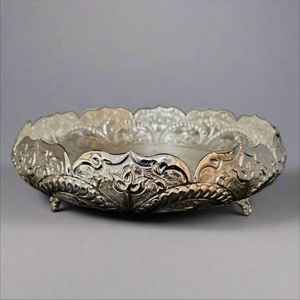 ชาม urli ไล่ระดับพร้อมขาวางสำหรับโต๊ะโรงแรมบ้านและภาชนะรับประทานอาหารชุบเงินปรับแต่งได้ชามเสิร์ฟผลไม้อาหาร - Product Image 5