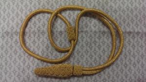 สายเครื่องแบบเจ้าหน้าที่มาใหม่เชือกผูกดาบเคลือบสำหรับงานพิธีสิ่งทอและเสื้อผ้าตามสั่ง-ขายส่ง - Product Image 3