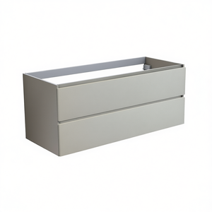 Set da Bagno Vieste 120 cm Grigio Perla con Base in Metallo e 2 Cassetti - Product Image 3