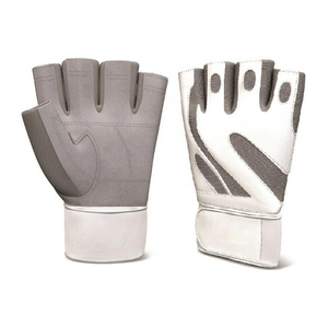 Weightlifting Exercise Logo Custom Acceptable Weightlifting Gloves <b>Half</b> Finger Anti <b>Slip</b> Breathable Fitness Gym Gloves - Product Image 4