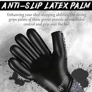 Gants personnalisés de qualité supérieure, paume avant en latex allemand 4 mm, dos imprimé par sublimation et impression silicone, rouleau négatif. - Product Image 3