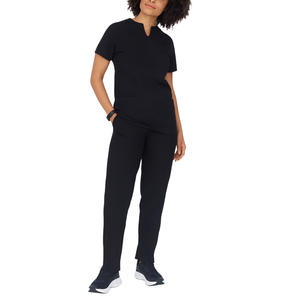 Vêtements d'hôpital pour femmes en gros directement du fabricant, logo personnalisé, tailles grandes 3XL, ensembles d'uniformes d'infirmière, ensembles chirurgicaux en spandex - Product Image 3