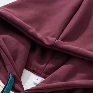 Ensemble deux pièces en molleton respirant pour homme, taille XS, personnalisé ODM, motif uni, sweat-shirt à capuche 100% coton brodé - Product Image 4