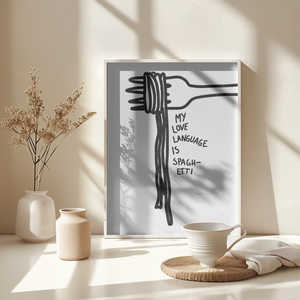 Motif abstrait Spaghetti pour le produit Love Language - Product Image 2