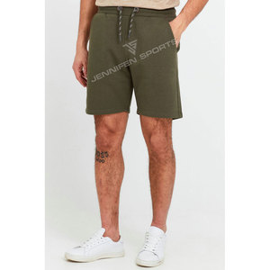 Hombres 100% algodón polar corto gimnasio Atlético personalizado secado rápido entrenamiento ligero deportes correr entrenamiento atlético Fitness corto - Product Image 4