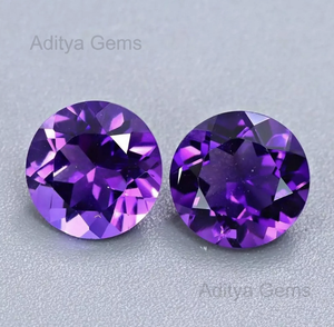 พลอยอะมีทิสต์ธรรมชาติจากแอฟริกา รูปทรงกลม ไม่มีการเจียระไน ราคาส่งจากผู้ผลิตโดยตรง สำหรับทำเครื่องประดับ ขนาด 1 มม. ถึง 50 มม. สีม่วง - Product Image 4