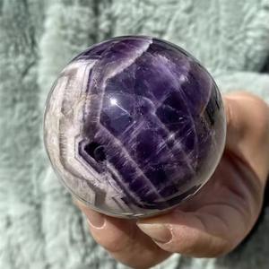 High Quality Gemstone Amethyst <b>Sphere</b> Natural Polished <b>Crystal</b> Ball 5-6cm Bulk Wholesale Healing Reiki Meditation Home Decor - Product Image 4