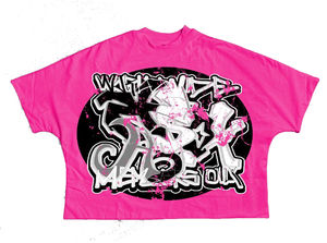 2024 Streetwear Luxury Boxy Fit camiseta personalizada Vintage algodón peinado serigrafía con Logo tela de Jersey de buena calidad - Product Image 3