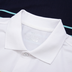 Aristino Golf para hombre para Polo 95% algodón mercerizado 5% Spandex patrón de rayas venta al por mayor precio caliente producto superior en el 2017 - Product Image 2