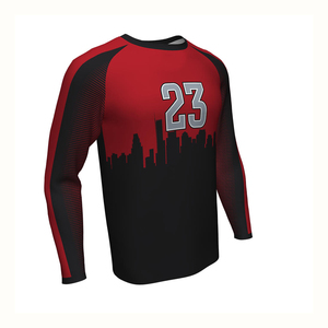 Logotipo personalizado Tiro Ropa deportiva Camisa de punto transpirable de manga larga al por mayor para uso en verano - Product Image 1