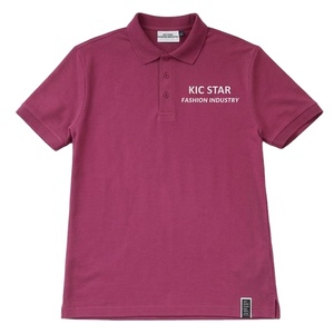 เสื้อโปโลปักโลโก้ผ้าปิเก้ 100% คอตตอน แขนสั้น ผู้ชาย กระดุม 3 เม็ด สวมใส่สบายๆ แบบลำลอง ทรงปกติ - Product Image 1