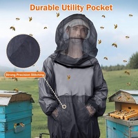 Combinaison anti-moustiques imperméable OEM Premium 10 000 mm, veste, pantalon, gants et chaussettes de protection intégrale contre les insectes pour activités extérieures, jardinage et pêche
