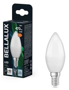 Lampadina a candela 5,7W 470Lm E14 4000K (Bellalux 4058075128262) - Product Image 1