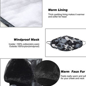 Pasamontañas de Esquí Personalizado con Logotipo Anti-UV para Hombre, Cómodo, Abrigado para Invierno, Resistente al Viento, Estilo Carácter, Tejido Común - Product Image 6