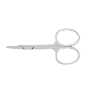 Ciseaux à cuticules en acier inoxydable à haute teneur en carbone de 3.5 pouces poche Dall finition lames incurvées fines pointues ciseaux à ongles à pointe émoussée - Product Image 6
