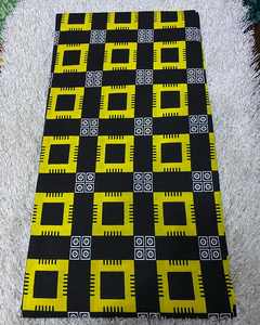 Tissu africain imprimé à la cire de qualité supérieure Kinshasa et coton Ankara avec motif à mémoire de forme tissé pour vêtements et vêtements de mode personnalisés - Product Image 6