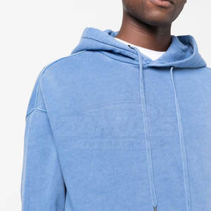 Sudaderas con Capucha para Hombre, Transpirables, Lavado Ácido, Estilo Básico, Última Moda, Color Sólido, Precio Económico, Venta al Por Mayor - Product Image 6