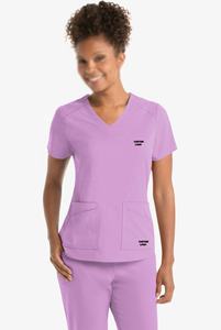 Tela tejida de algodón orgánico Scrubs Hospital Accesorios médicos para enfermeras Uniformes Tops Scrub Uniformes - Product Image 5