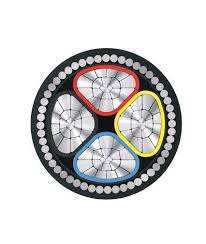 Cable Eléctrico de Potencia de Alta Resistencia, 0.6/1.1kv, Cobre y Aluminio, Blindado, 6SQMM, 4 Núcleos, XLPE, SWA, Revestimiento de PVC - Product Image 3