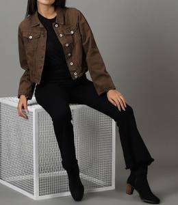 Chaqueta de moda transpirable para primavera y otoño, prendas de vestir exteriores diarias, chaquetas recortadas con botones a presión, la mejor chaqueta informal 2025 - Product Image 1