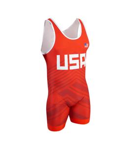 Combinaison de lutte personnalisée avec logo par sublimation, vêtements de sport camouflage, singlet pour jeunes, qualité supérieure et vente chaude - Product Image 2