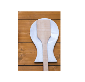 Cuchara de mármol Resto Color gris Cuchara Tenedor Resto Soporte para cocinar Cuchara Organizador simple pulido al mejor precio - Product Image 6