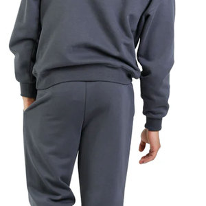 Survêtements pour hommes personnalisés en gros – Nouveauté hiver, design de logo personnalisé, couleur unie, tissu molletonné 100 % coton, style décontracté - Product Image 6