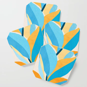 American Style Natural Real Wedding Favor Acacia <b>Wooden</b> with Enamel Printed Square Cup Beer Coasters - Product Image 1