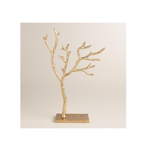 Aluminium Handmade Gold Finished Abstract Figurines & Sculptures for Office Desktop Sculpture Decorative Table Statue - Product Image 6