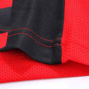 Customized <b>Red</b> V-Neck <b>Football</b> Jersey Set Full Soccer Kit with Team Name Logo and Number Printing - Product Image 5