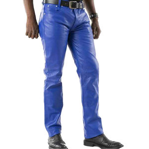 กางเกงมอเตอร์ไซด์หนังสำหรับผู้ชายกางเกงมอเตอร์ไซด์หนังคุณภาพระดับพรีเมี่ยม - Product Image 6