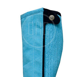 Vente en gros de demi-gambières d'équitation pour chevaux en cuir véritable, confortables et de haute qualité - Product Image 3