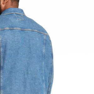 Veste en jean de style de rue pour hommes de qualité supérieure à vendre/veste en jean à col rabattu à manches longues pour hommes - Product Image 6