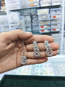 Exclusivo estilo Bollywood plata Mett antiguo Mina collar conjunto - Product Image 2