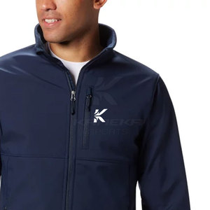 Chaqueta de Invierno Softshell para Hombre KANEKA SPORTS - Ligera, Duradera, Cálida, con Cuello Alto, Ecológica, Transpirable, de Poliéster/Algodón/Nailon - Product Image 3
