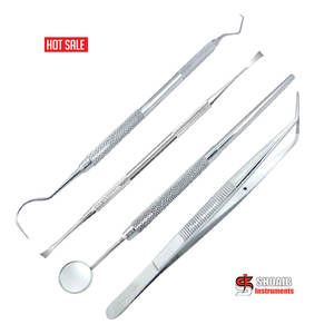 Juego de examen quirúrgico Dental, 5 uds., fuente de alimentación Manual Explorer Fig 23, escalador de Hoz, Jacquette Dental U15/30, sonda 23/17 L - Product Image 5