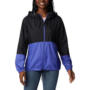 Veste coupe-vent avec capuche Half Zipper Varsity Design Coupe-vent respirant et brodé - Product Image 3