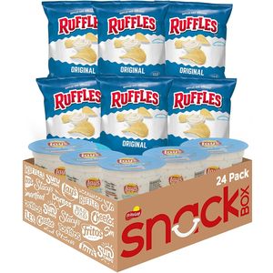 Paquete Variado de Papas Fritas Frito Lay Ruffles y Salsas Lay's Ranch en Vasitos, (Paquete de 24) - Product Image 5