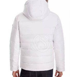 Veste d'hiver pour homme de haute qualité à bas prix avec couleurs et logo personnalisés, design unique sur le devant, contraste de couleurs - Product Image 6